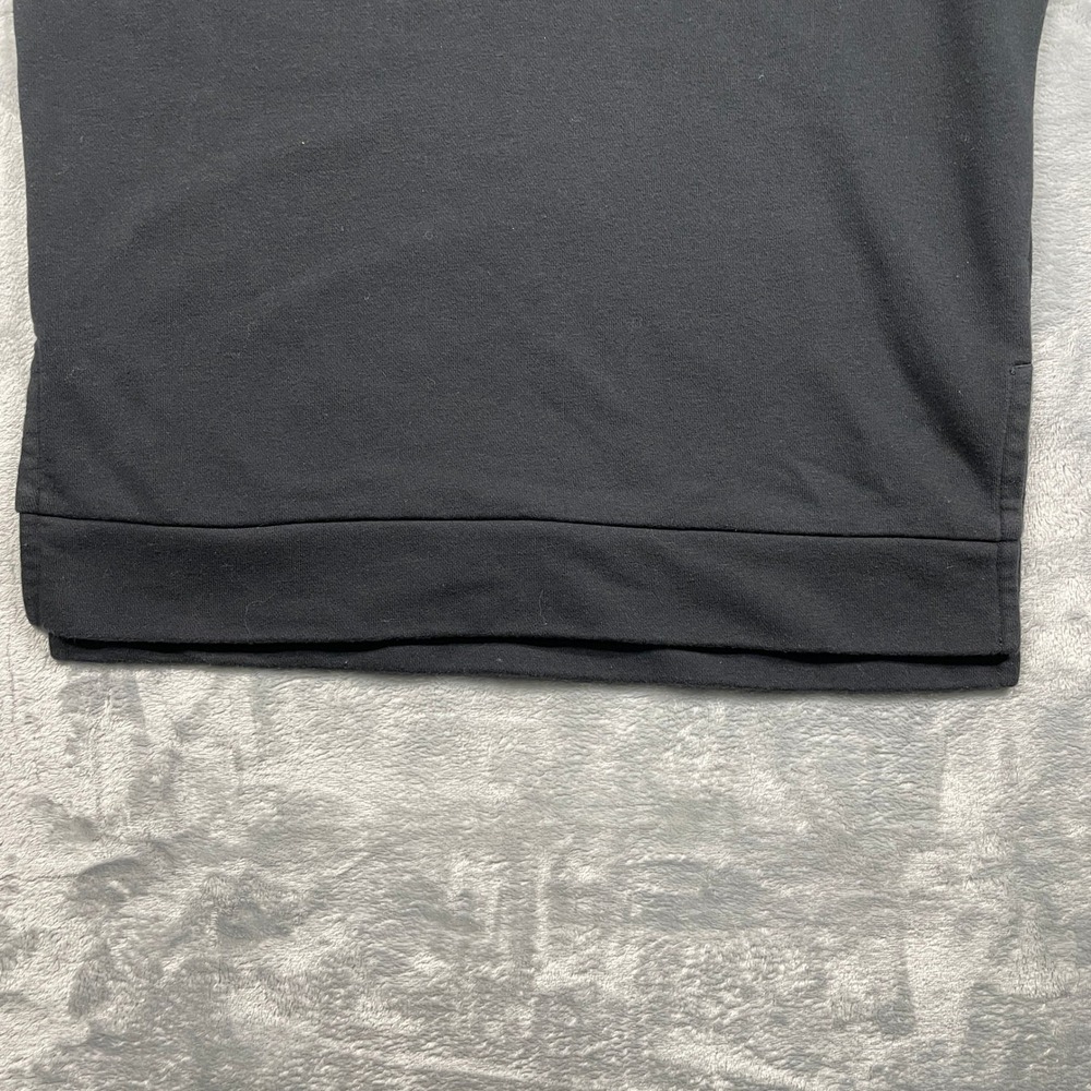 Adidas Black Short Sleeve Sweatshirt Girls Rainbow Logo XL 16 - Picture 3 of 6